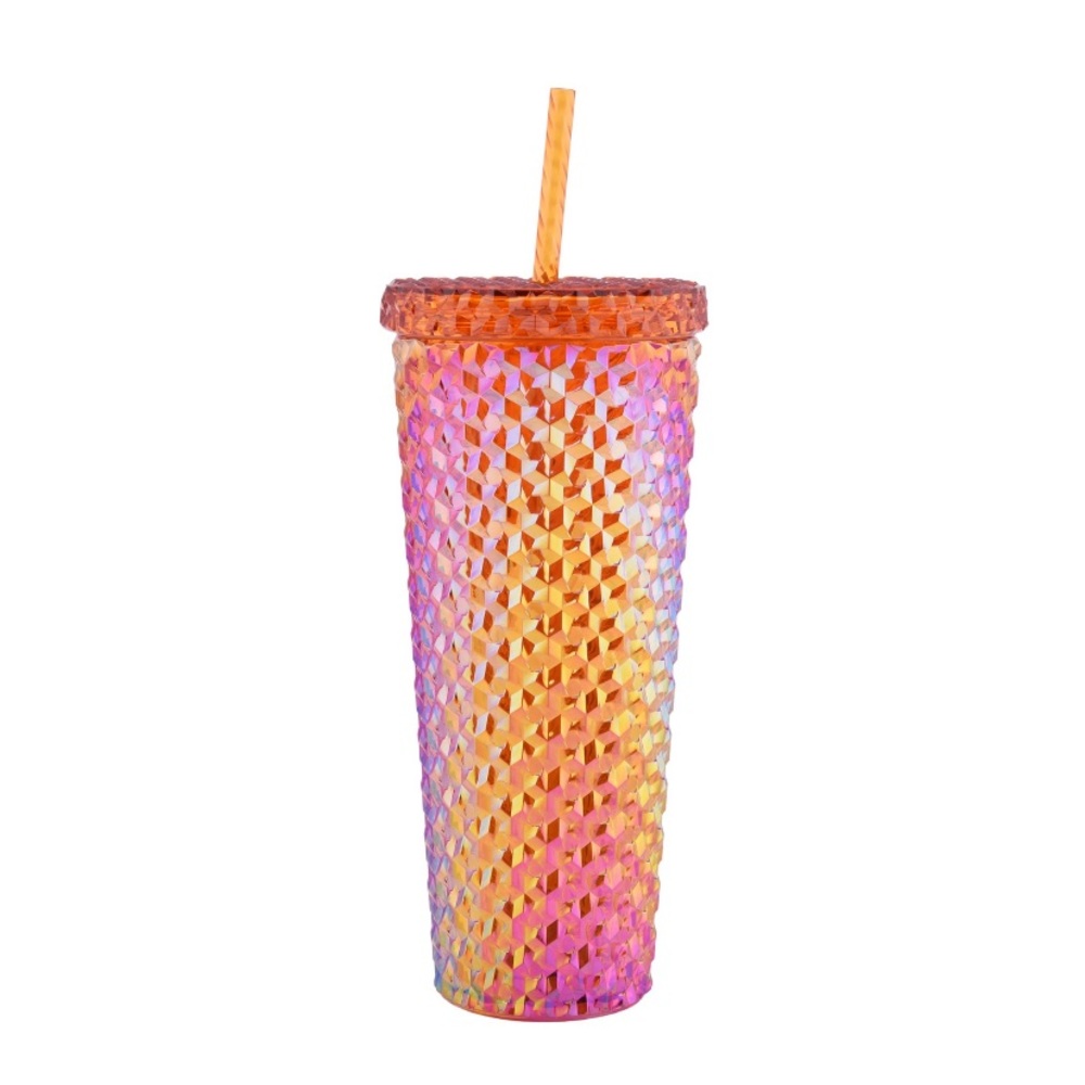 Orange Studded Tumbler